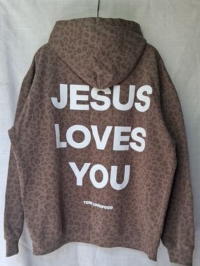 TENA LOVEOFGOD JLY Leo Brown XL 100% Cotton Unisex